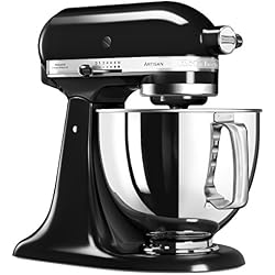 Kitchenaid 5KSM125EOB Artisan Robot pâtissier Noir Onyx 4.8 L 300 W