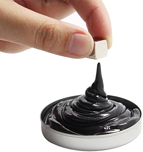 Gragas Creative Magnetic Playdough Magnet Creative Toy Gift (Black)