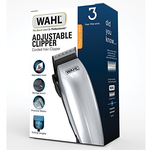 Wahl Adjustable Mains Hair Clipper Kit Silver/Black - Image 3
