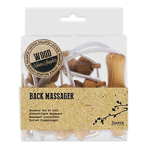 Preisvergleich Produktbild Unbekannt Rücken-Massagegerät aus Holz