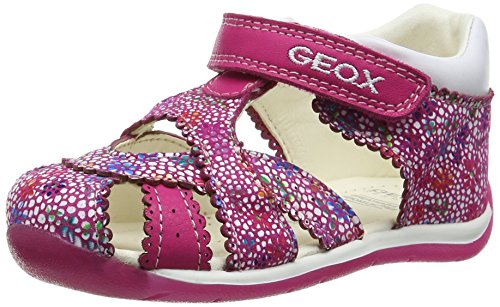 Geox B ALUL Girl A, Sandali A Punta Aperta Bimba 0-24