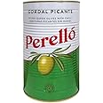 World Food Shop Perello Gordal Pitted Picante Olives - Gourmet Spanish Snack, Spicy & Succulent - 2kg Bulk Pack for Entertaining and Culinary Delights