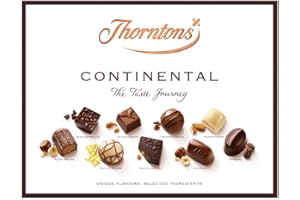 Thorntons Continental Chocolate Gift, Perfect for Sharing, Gifts for Women and Men, Unique Flavours Milk, White, Dark Chocola
