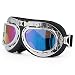 Produktbild RotSale® 1x Bunt Snowboardbrille Schneebrille Skibrille Motorradbrille Schutzbrille Augenschutz Vollschutzbrille Fliegerbrille Vollsichtschutzbrille Winddicht für Biker Pilot Sport Outdoor