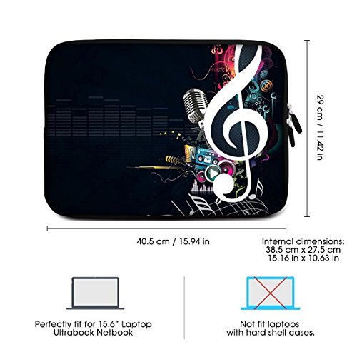 Sidorenko Laptop Tasche f  r 15 - 15 6 Zoll   Universal Notebooktasche Schutzh  lle   Laptoptasche aus Neopren  PC Computer H  lle Sleeve Case Etui  S