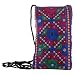 Mela Ethnic Finish Embroidered Fabric Mobile Pouch-Multicolor ( 5" Screen size) RS.199.00