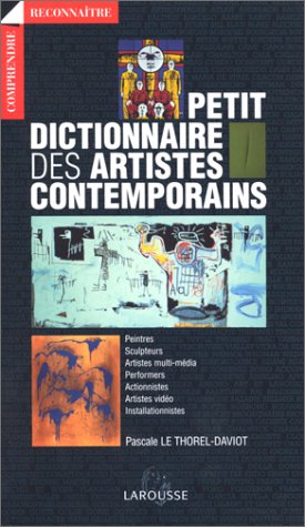 couverture de : Petit dictionnaire des artistes contemporains