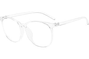 ZEELIY Lunette Anti-Lumière Bleue, Lunettes d'Ordinateur - Anti fatigue Oculaire Filtre UV, Lunettes Anti-Lumière Bleue de Bureau pour Homme, Femme Bleue à Verres Transparents Lunette Anti Fatigue