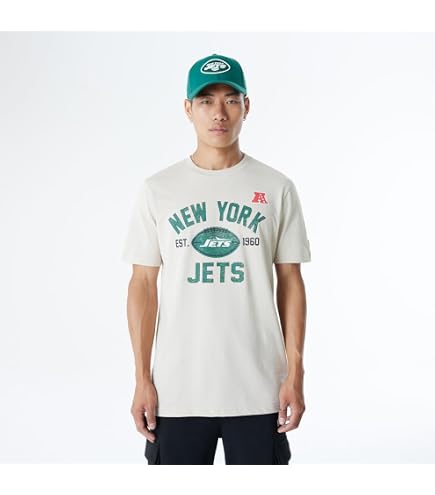 T-Shirt Uomo New Era League Essntls LC OS Tee – New York Yankees, Cotone, Vestibilità Regolare, Bianco - 3