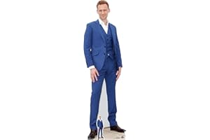 Star Cutouts CS641 Tom Hiddleston Life Size Cardboard Cut Out, Multi-Colour, 183 x 55 x 183 cm