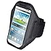 Produktbild handy-point Armhalter, Armband für Sport, Laufen, Joggen für iPhone 6s Plus, Samsung Galaxy Note 2, Note 3, Note 4, Note 5, Note Edge, Samsung S6, Samsung S6 Edge, S7 Edge, Sony Xperia Z1, Z2, Z3, Z3+, Z5, Z5 Premium, LG G3, G4, G Flex 2, G2, HTC One M9, E8, Desire Eye, Desire 820, Lumia 535, 935, 830, 640 XL Universell 15,5 cm x 8,5 cm, Schwarz