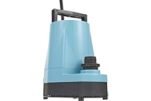 Little Giant 505005 5-MSP 1/6 HP Submersible Utility Pump, 1200GPH