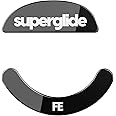 Superglide - Fastest and Smoothest Mouse Feet/Skates Made with Ultra Strong Flawless Glass Super Fast Smooth and Durable Sole for Pulsar Xlite Wireless / V2 & V2 Mini Wireless Gaming Mouse (Black)