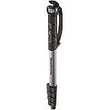Manfrotto MMCOMPACTADV-BK, Compact Advanced Monopod with Handgrip and Wrist Strap, Compatible with DSLR, Compact System Camer