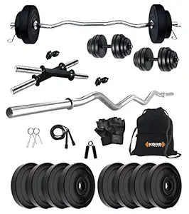 Kore K-PVC 20kg Combo 3 Leather Home Gym and Fitness Kit