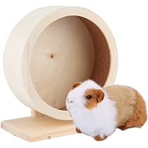 Hamsterspielzeug-Set 18-teilig – Mit Labyrinth-Holzhaus, Leise Laufrad, Wasserflasche & Kauspielzeugen