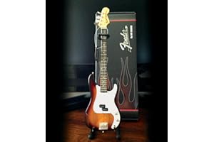 Axe Heaven Fender Precision Bass Sunburst Mini Guitar Replica