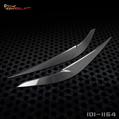 100% Real Carbon Fiber Headlight eyebrows eyelids