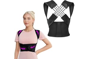 Dadazhenxuan Rücken Geradehalter,Verstellbarer Rückenhaltungsgürtel,Haltungstrainer,Rückenstütze,Ruckenhalterung Korrektur,Schultergurt Haltungskorrektur,Back Posture Corrector(M)