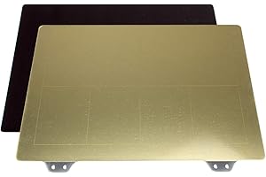 YOICN LTH Toaiot 3D Printing Buildplate Steel Spring Steel Plate 230 x150mm/9.0x5.9 inch with PEI+Magnetic Sticker B Surface Printing Hotbed Parts for Makerbot Replicator QIDI X-Pro Creator Pro