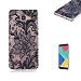 Produktbild Samsung Galaxy A5 (2016)/A510F Hülle,Samsung Galaxy A5 (2016)/A510F Etui,CaseHome Schwarz Spitze Lotus Entwurf Weiche TPU Ränder SchutzSchutzhülle mit Bändselloch Leichte kratzfeste stoßdämpfende Schutzhülle