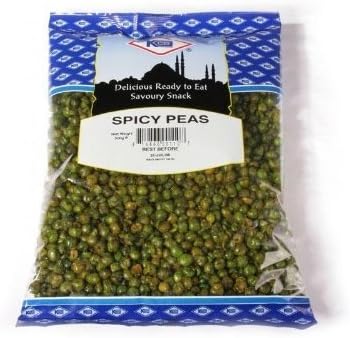 KCB Spicy Peas (Deep Fried Green Peas Coated with Spices) 450g (Pack of 10)