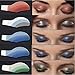 Produktbild Eyeshadow, 6 Pair Instant Eye Shadow Temporary Makeup Eye Tattoo Stickers