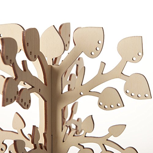 Schmuckbaum Aufbewahrung fur Ohrringe – Schmuck Stander auf Holz – Schmuckhalter fur Ketten – Schmuckstander in Baum form – Halter fur Kette – Ohrringständer fur Geschenke - 8