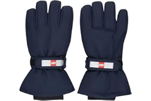 KABOOKI Lego Wear Kinder Lwatlin - Lego Tec fingerhandsker uden clipspil Winter Handschuhe, Dunkle Navy, 146-152 EU