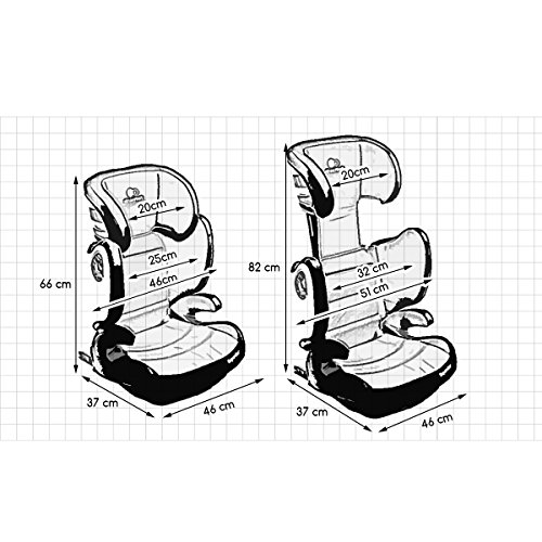Auto Kindersitz 15 bis 36 kg Gruppe 2 3 mit ISOFIX Kinderautositz Autositz 2 Farben EXPANDER - 6