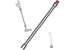 BURNTOP Quick Release Extension Wand Compatible for Dyson V15 V11 V10 V8 V7 Stick Vacuum Cleaners, Vacuum Cleaner Replacement Rod Vacuums Attachment Extension Tube 72.5cm (Silver Grey)