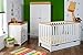 Obaby York Nursery Furniture Set (3 Pieces, White with Pine Trim)