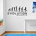 Produktbild Stunt-Scooter Sport Evolution Scotter Style 2 Wand Dekorationen Fenster Aufkleber Wall Decor Sticker Wall Art Aufkleber Sticker Wand Aufkleber Aufkleber Wandbild Décor DIY Deco Abnehmbare Wandaufkleber Colorful Aufkleber, Vinyl, 01 - Black, Large