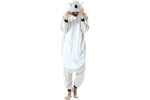 SimZoo Pyjama pour Adulte Halloween Vêtements décontractés (S) 140-155 cm (M) 156-170 cm (L) 171-180 cm (XL) 181-190 cm