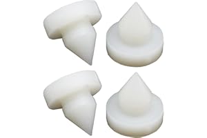 NOPOXA 4 almohadillas de freno de pedal de embrague 46505-SA5-000 46505SA5000 para Acura-Civic bloque de límite de freno h almohadilla limitadora