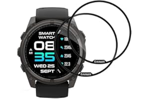 WINLAZY 2 Stück Folie für Fenix 8 47mm Schutzfolie, Displayschutzfolie für Fenix 8 47mm, 9H Härte, HD Displayschutz, Frei Von Kratzern, 0.33mm Ultra-klar Schutz, Ultrabeständig Schutzglas