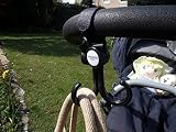 TAHLMANN 2x Doppel Haken für Einkaufstaschen, Wickeltaschen, Handtaschen – universal geeignet für fast alle Kinderwagen und Buggys - 5