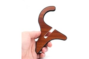 Alnicov Tragbarer, abnehmbarer Kalimba-Halter aus Holz, Daumenklavierständer, fester Rahmen für 10-Tasten-17-Tasten-Kalimbas