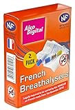 AlcoDigital French NF Approved Single Use Breathalyzer (Twin pack)