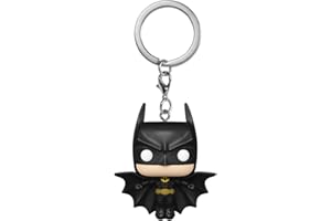 Funko Pop! Keychain: BM 85th - Batman - (Soaring) - Batman 1989 - Mini Figura in Vinile da Collezione Novità Portachiavi - Riempitivi per Calze - Idea Regalo - Merchandising Ufficiale - Movies Fans
