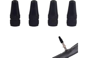 Tappo valvola Presta per bicicletta - 4 tappi per pneumatici portatili in lega di alluminio per bicicletta - Tappi valvola stile francese Tappi pneumatici per camera d'aria Coperchi Pomrone