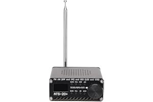 Focket Full Band Radio Receiver, FM AM (MW & SW) SSB (LSB & USB) All Band Portable Shortwave Radio with Speaker, Antenna & Aluminum Alloy Case, Handheld Radio Recorder Built in Battery
