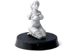 Brother Vinni Female Slave, Resin Miniature per Tabletop Wargaming e dioramas, grigio