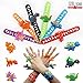 Produktbild KaliningEU Dinosaurier Ring und Dinosaurier Slap Armband Kinder Slap Band Party Dekoration Geschenk,Dinosaurier Spielzeug für Kinder(12 Stück)