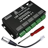 12 Channel DMX Decoder, DMX512 Decoder RGB LED Controller 60A PWM DMX512 Dimmer Driver for RGB LED Strips, RGB LED Strips and