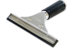 GBPro Professional Window Squeegee Stainless Wiper with Rubber Blade - 15cm/25cm/35cm/45cm - Windows, Bathroom Shower Screen Cleaner, Tiles, Glass, Window Cleaning Equipment