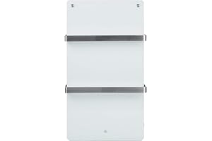 ‎EUROM Badezimmer Heizkörper Handtuchtrockner Handtuchwärmer Eurom Sani Comfort Wifi Elektro Glas Badheizung