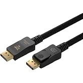 Paugge VESA Sertifikalı Displayport 2.1 Kablo &ndash; 16K 60HZ, 8K 120Hz, 8K 60Hz, 4K 240Hz (2 Metre)