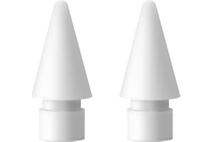 XIRON Replacement Tips for Apple Pencil 2nd Generation/ 1st Generation/Pro/USB-C, Upgraded Pencil Nibs for iPad Pro/Air (2 Pack)