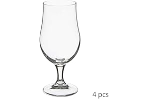 ROYAL LEERDAM SG Secret de Gourmet 4 Verre A Biere Verre A Pied 37 CL Deco Vaisselle, Off-White